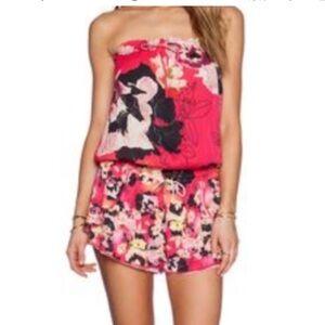 Seafolly floral swim cover up romper